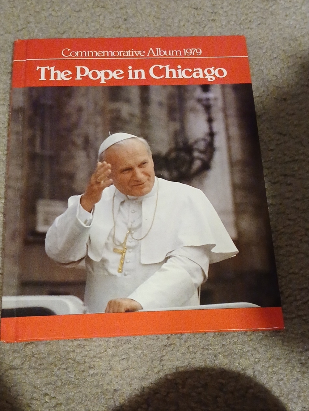 The Pope in Chicago Commemorative Album 1979 - Red Cover